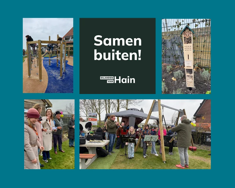 Feestelijke opening Speeltuin Krommeniedijk - samen buiten